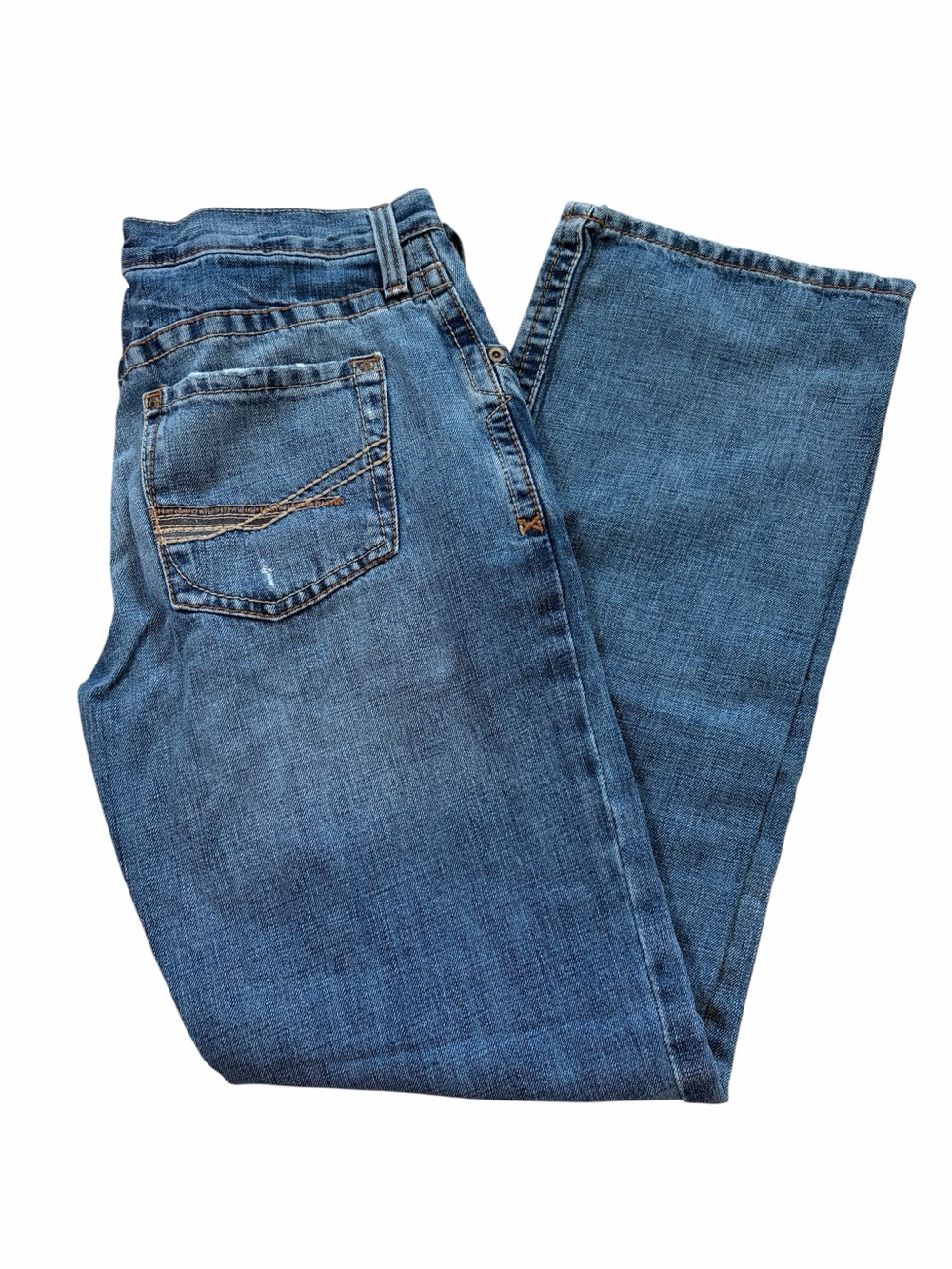 Ariat Low Rise Bootcut Jeans Men’s 33x32 Blue Denim Cowboy Western Rodeo Work
